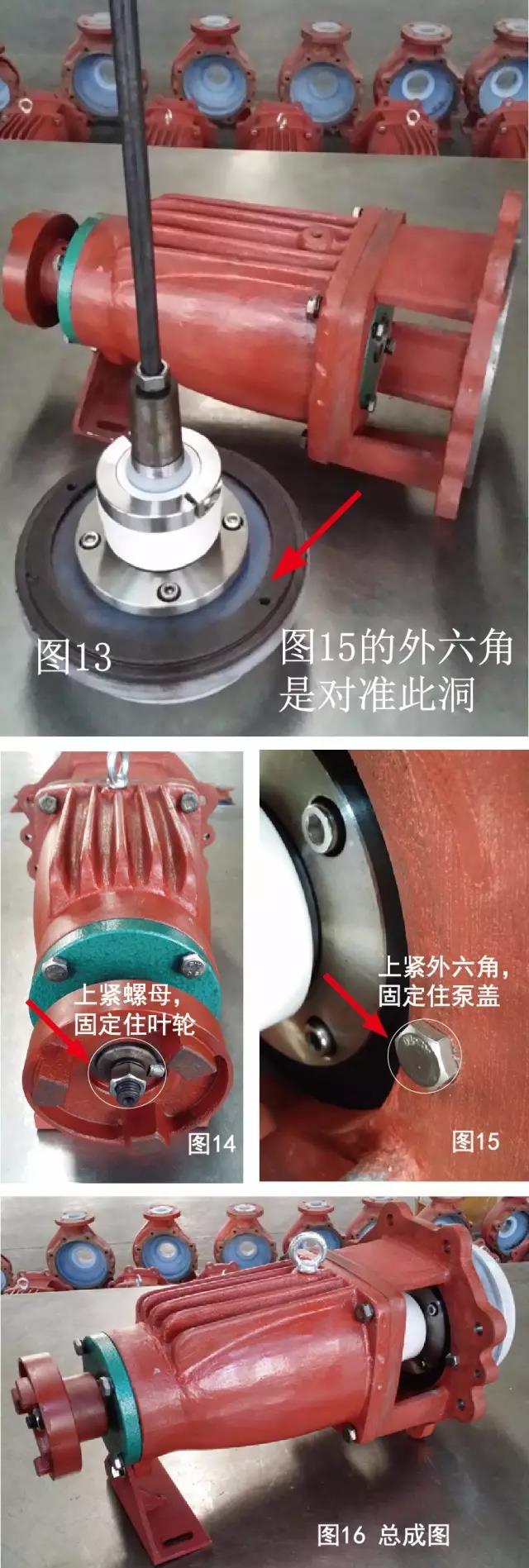 泵头的组装 泵头的组装