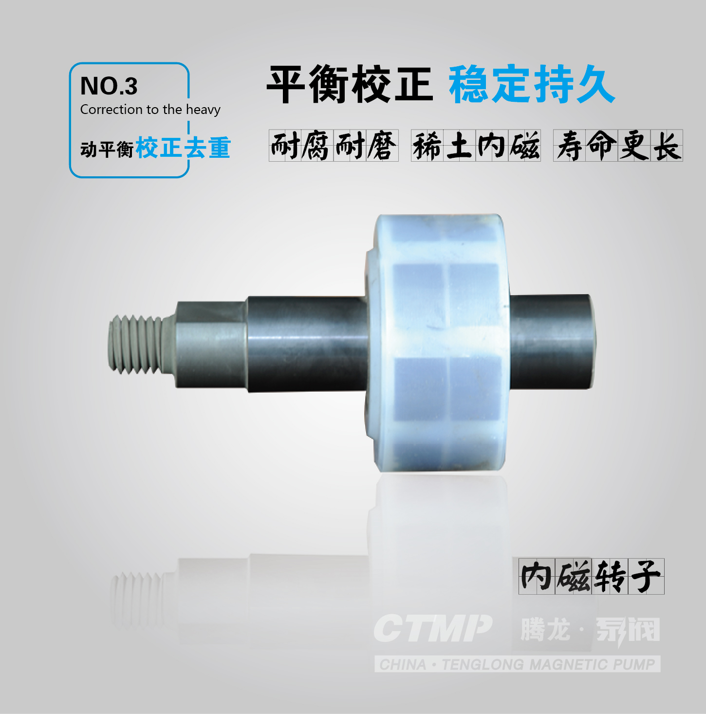IMD氟塑料磁力泵转子