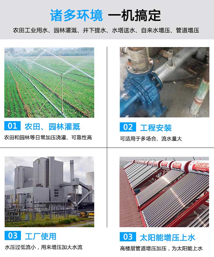 IS清水泵运用领域