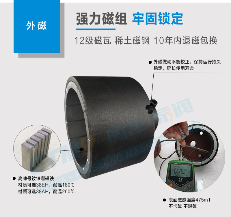 次氯酸钠循环泵外磁