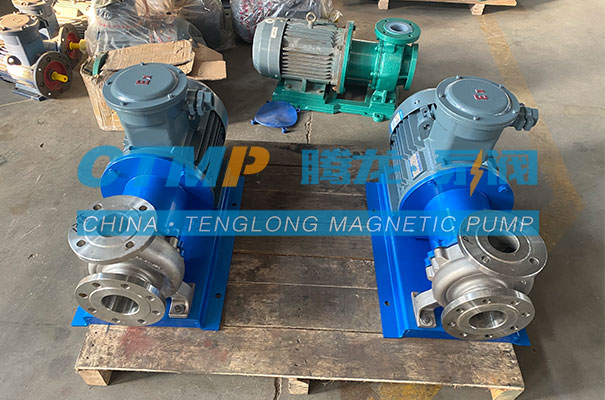 腾龙一批TMC不锈钢磁力泵发往云南恒业经贸
