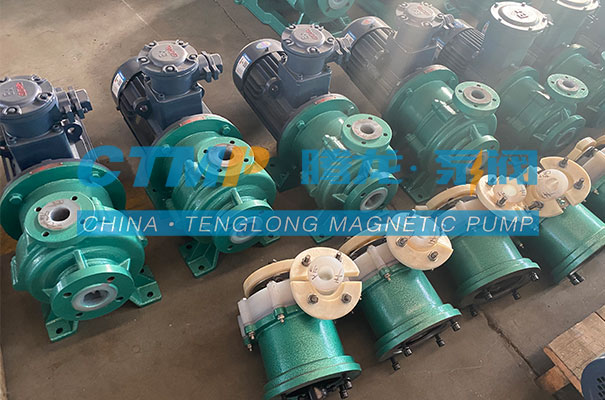 腾龙一批IMD-F重型氟塑料磁力泵发往芜湖丽德新材料
