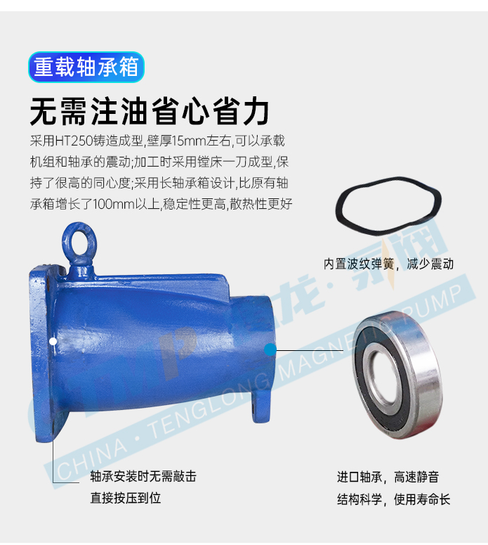 IHZ不锈钢离心自吸泵轴承箱