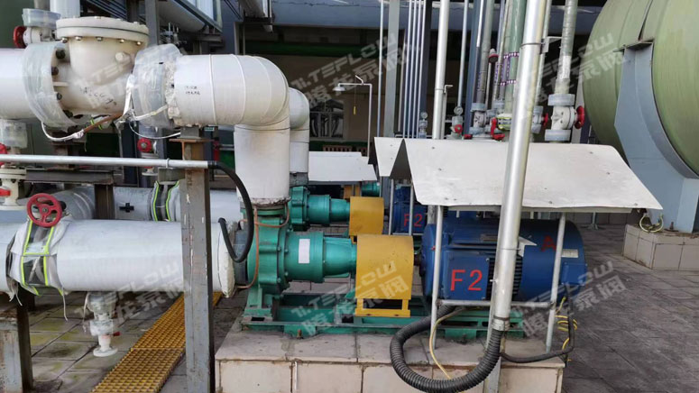 腾龙衬氟离心泵在浙江某精细化工企业盐酸输送中的应用