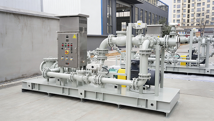 定制化工泵撬装系统成功交付客户